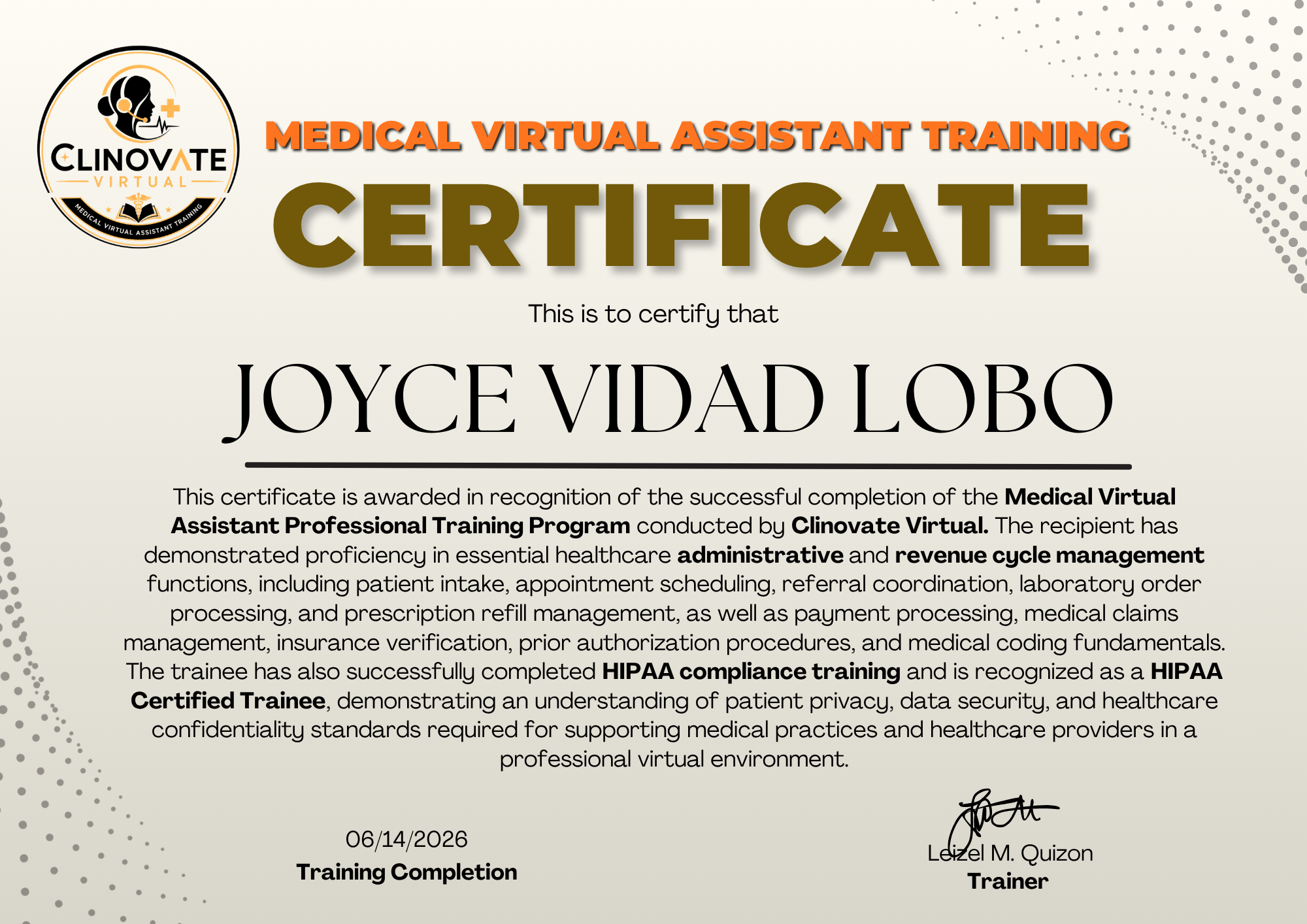Medical Virtual assitant Training