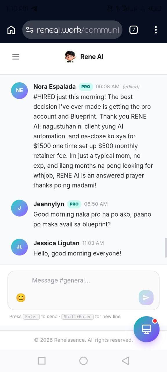 Hired VA testimonial