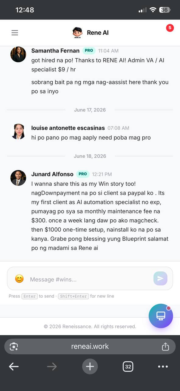 Hired VA testimonial